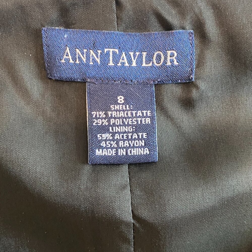 Ann Taylor vest top Women's 8 black business wear office classic preppy capsule - Picture 8 of 8